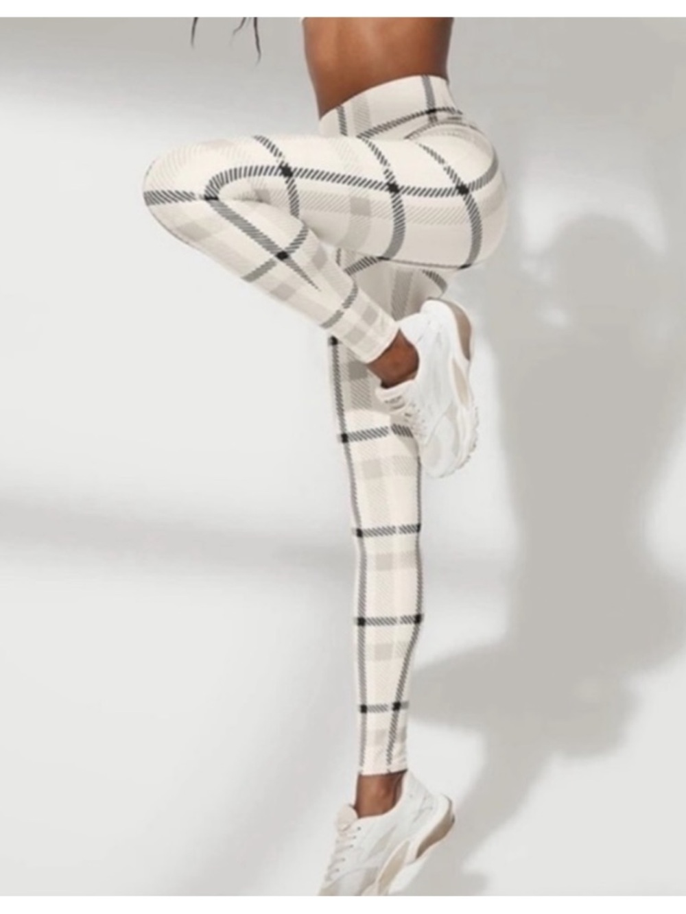 ALO Yoga Airlift High-Waisted MAGNIFIED Leggings Plaid
